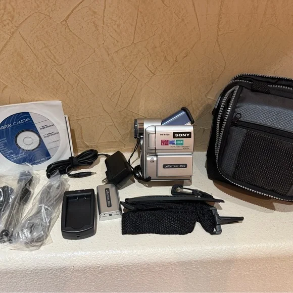 Sony Silver Handycam with Accessories Bundle