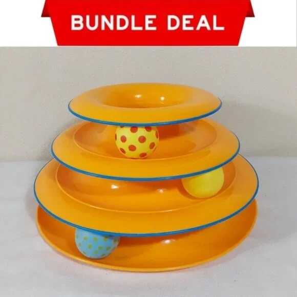 🌺 Bundle Only 🌺 Cat Toy Tower of Tracks - Good Condition