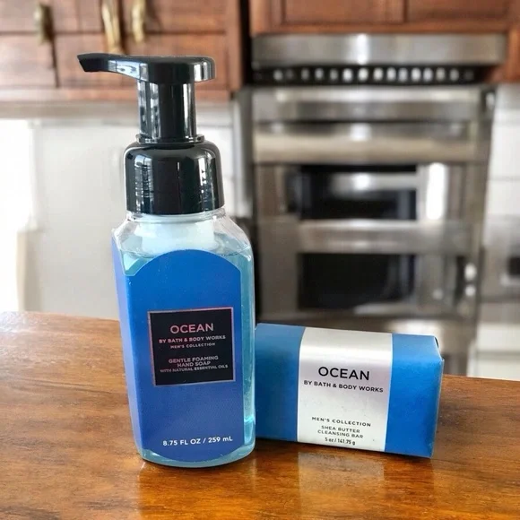 🆕(MEN) Ocean Foaming Hand Soap and Cleansing Bar