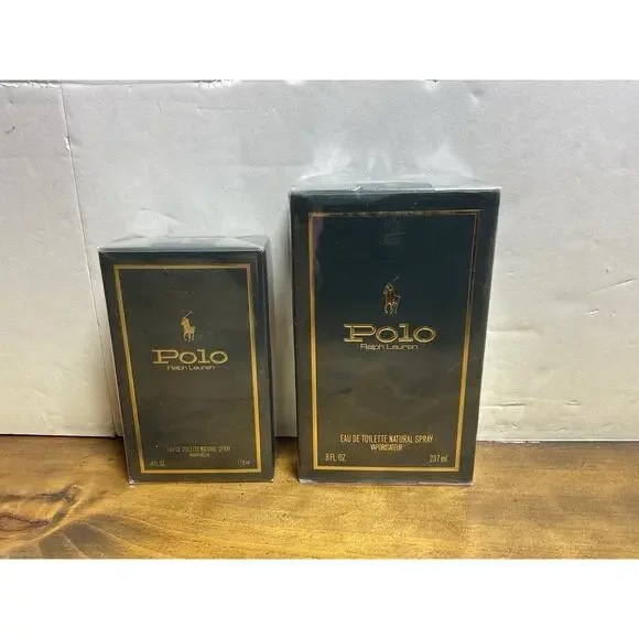 2 Polo Green by Ralph Lauren Eau de Toilette Spray for Men New Sealed Box
