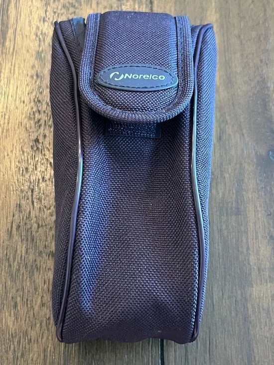 Philips Norelco Electric Razor / Shaver Zipper Travel Soft Side Case: Blue