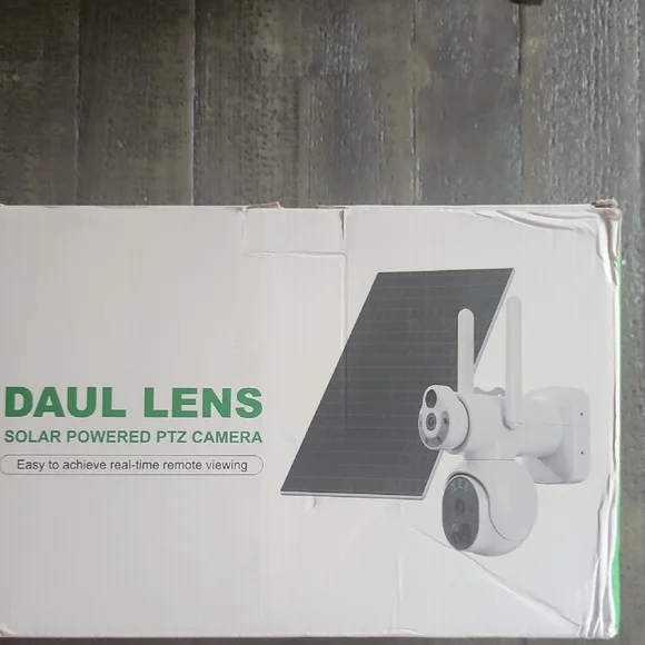 Dual Lens Solar PTZ Camera - White