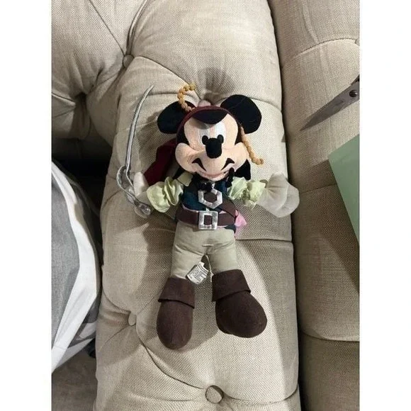 Disney Parks Mickey Mouse Jack Sparrow Pirates of the Caribbean‎ Plush 11