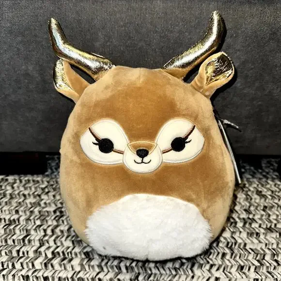 Squishmallow Kieli The Golden Gazelle 8” Plush Stuffed Animal New With Tags