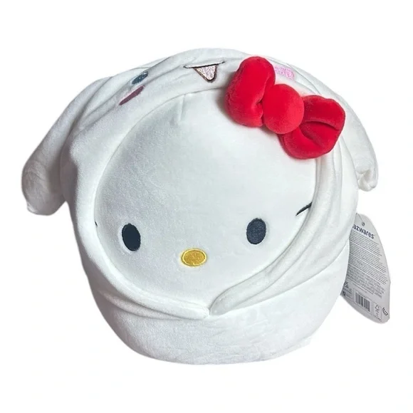 Squishmallows Hello Kitty in White Cinnamoroll Hoodie 8
