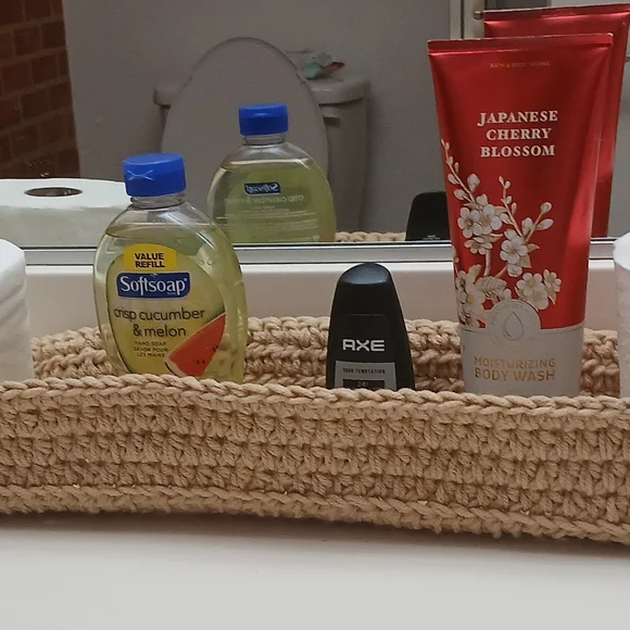 Handmade Bathroom Organizer