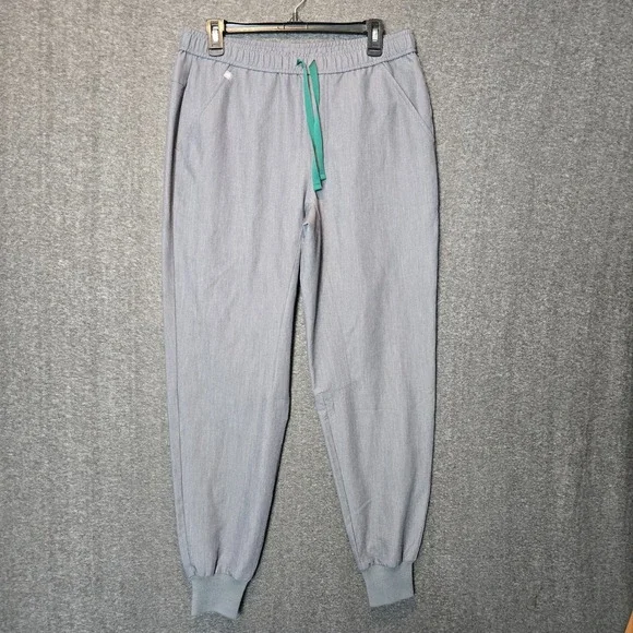 FIGS Scrubs Mens Size Medium 31 x 30 Gray Tansen Jogger Scrub Pants‎ Slim Fit