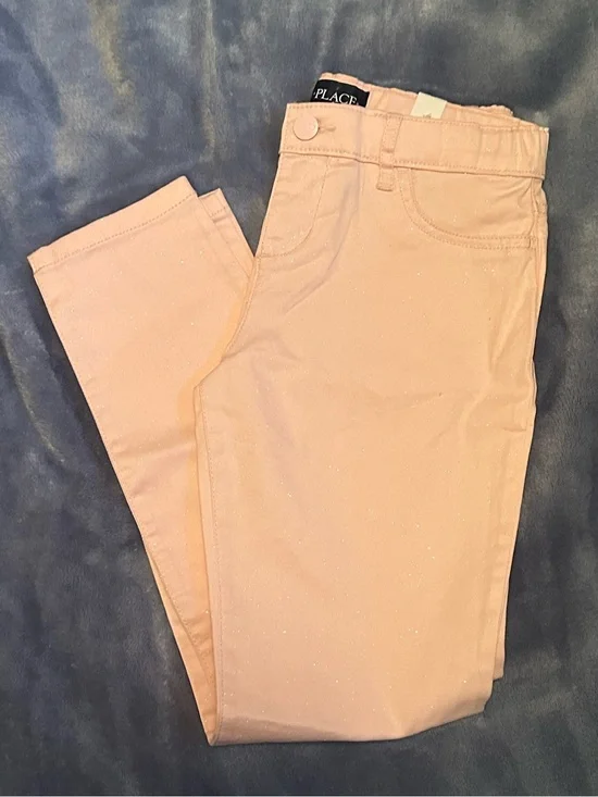 The Children's Place Girls' Size 10 Pink Sparkle Jeans