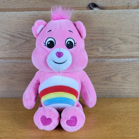 Care Bears Good Cheer Bear Unlock The Magic Stuffed Plush Bear Rainbow 10