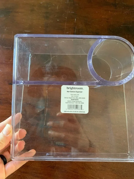 brightroom Clear Hair Station Organizer - Clear