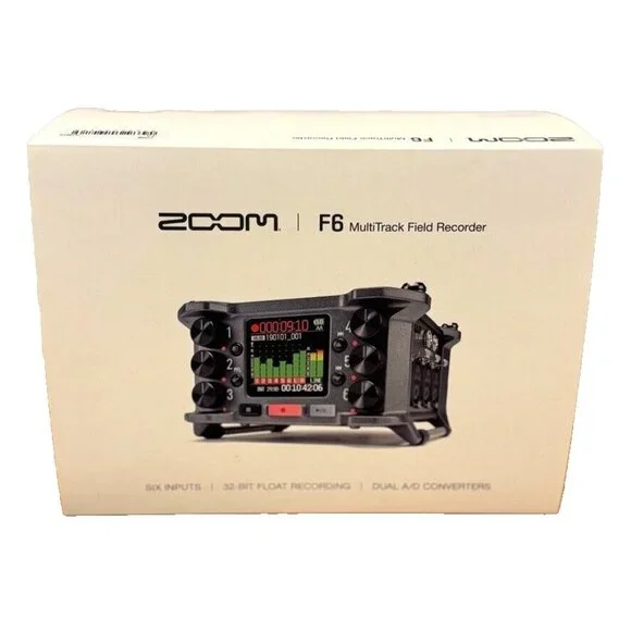 Zoom F6 Multi Track Field Recorder 32-Bit Float Recording Japan New