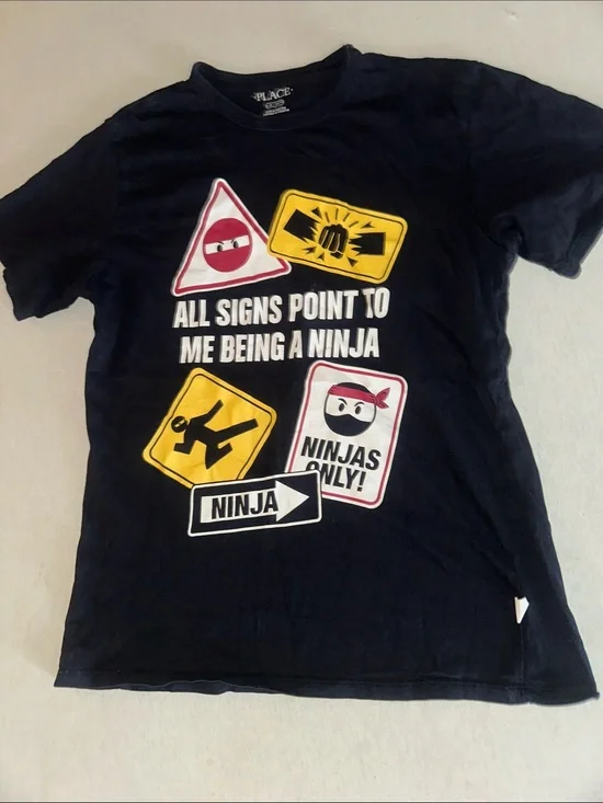 Kids Size L The Children's Place Ninja Tshirt