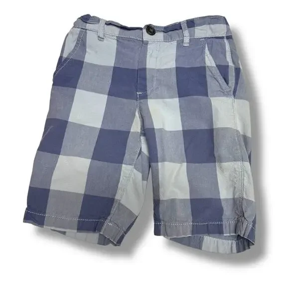The Children's Place Blue Checked Summer‎ Shorts Sz 7