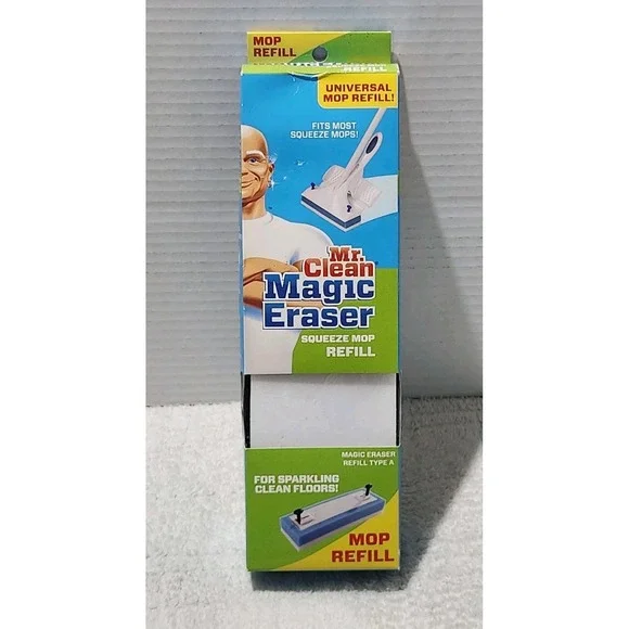 NEW‎ Mr Clean Magic Eraser Universal Mop Refill Type A Fits Most Squeeze Mops