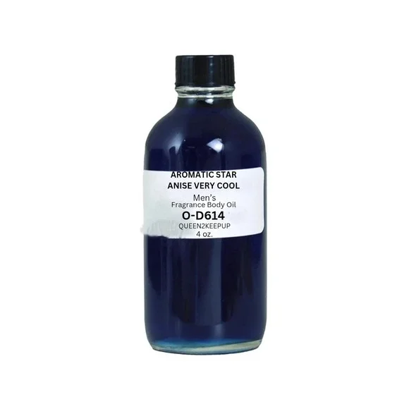 Aromatic Star Anise Very Cool (Men) Body Oil 4 oz Fragrance All Natural Scent