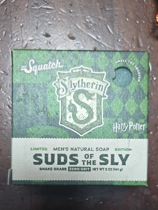 Dr. Squatch Suds of the Sly Harry Potter limited edition men's natural soap bar