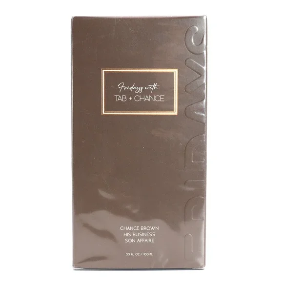 Fridays with Tab & Chance His Business Men Fragrance 3.3oz 100ml EDP New Sealed
