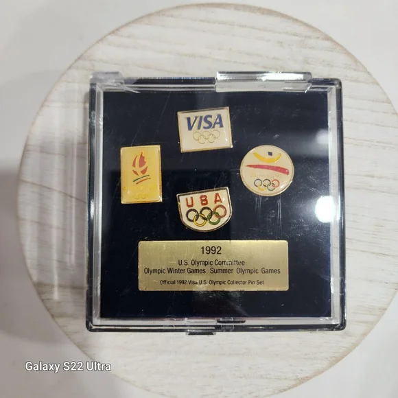 U.S. Olympic Committee 1992 Collector's Pin Set