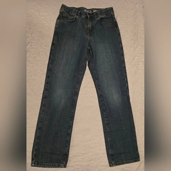 The Children's‎ Place Boy's Denim Jeans. Straight Fit. Adjustable Waist. Size 10
