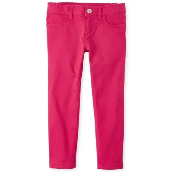NWT Girl's The Children's Place Skinny Jeans Pink Size 6
