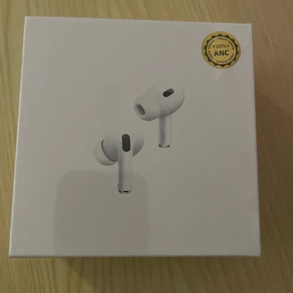Wireless White Earbuds with Active Noise Cancellation