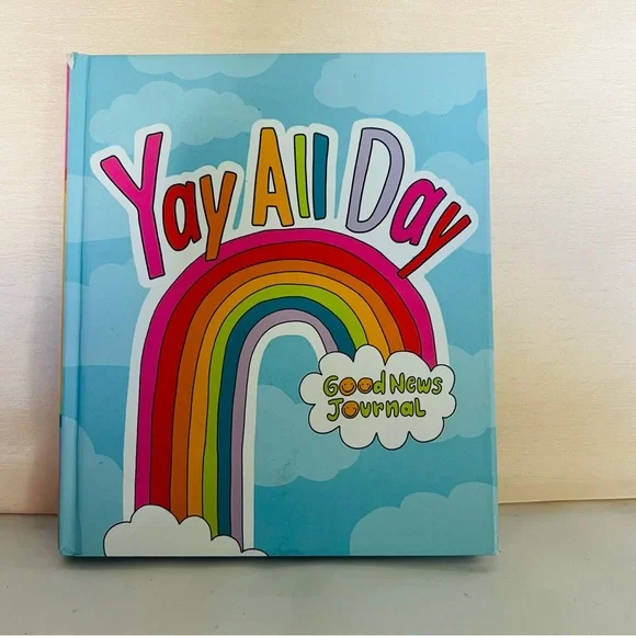 Yay All Day Good News Journal Diary Happy Asha Myers Spruce Positive Book