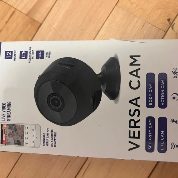 Versa Cam Black Security Camera