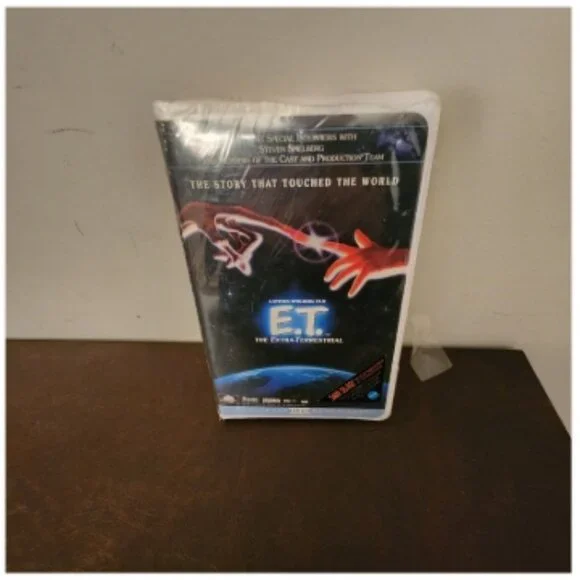 Classic VHS tape of Steven Spielberg's 