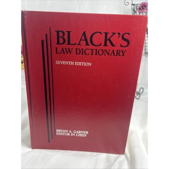 BLACKS LAW DICTIONARY SEVENTH 7TH EDITION HARDCOVER BOOK LEGAL‎ BRYAN GARNER