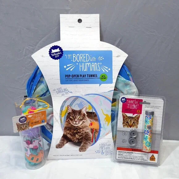 Whisker City Cat Toy BUNDLE #1 (New, hasn't ever been used!)