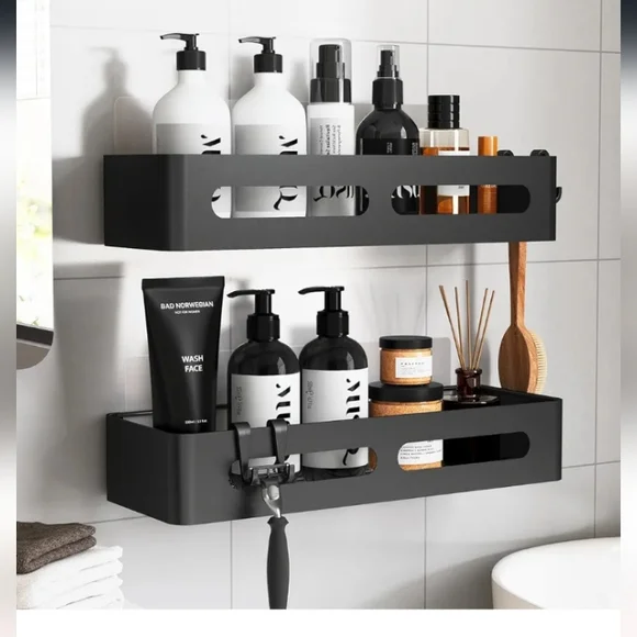Shower Caddy - XLarge Adhesive Shower Organizer, Rustproof Shower Shelves