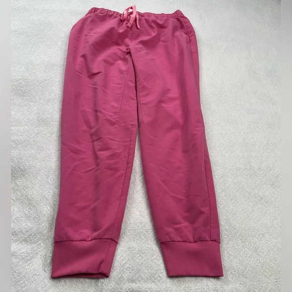 Figs Scrubs Technical Coll in Vibrant Pink~ Sz Small ~ Healthcare~Medical Staff