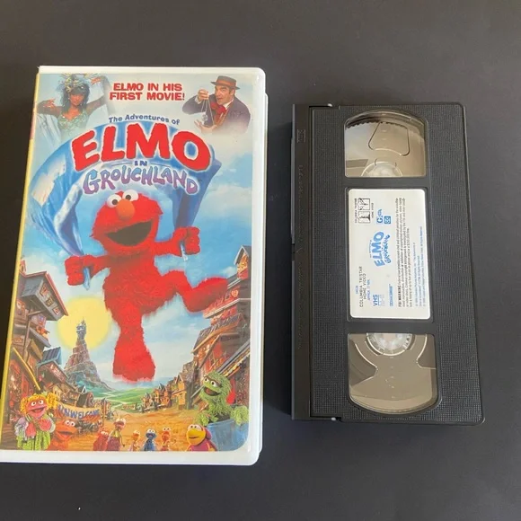 Source Unknown Elmo in Grouchland VHS Tape