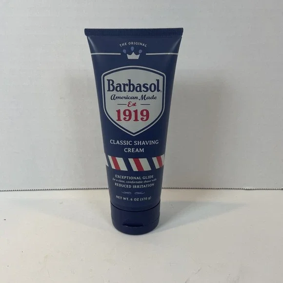 Barbasol Shaving Cream Mens 6oz Blue Classic Shaving Cream Nourish & Moisturize