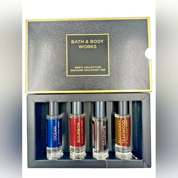 Bath & Body Works Men's Collection 4 Cologne Discovery Set