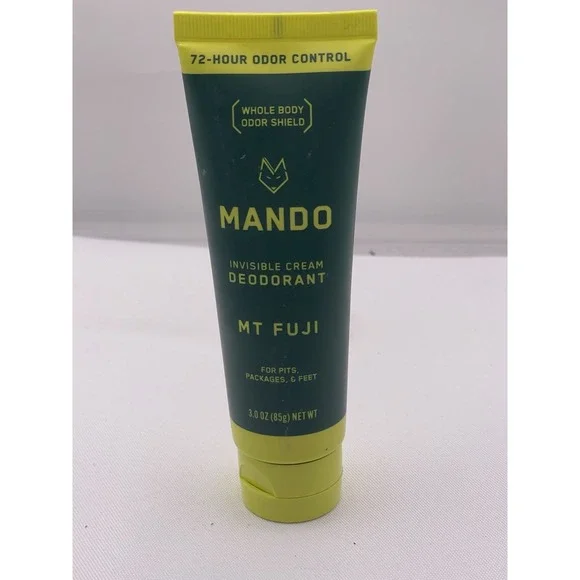 MANDO Whole Body Invisible Cream Deodorant 72 Hour Control! MT FUJI 3 Oz‎