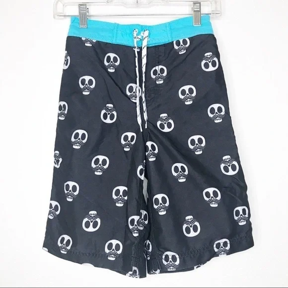 The Children’s Place skull print swim shorts Large