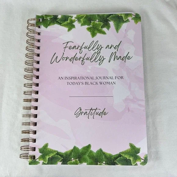 D3 Collections Inspirational Journal Womens OS Pink New Gratitude Ivy Spiral