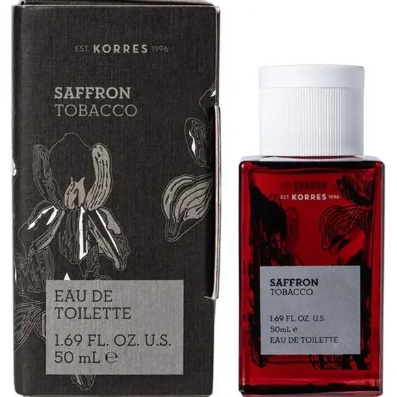 NEW Korres Saffron Tobacco Cacao Amber Woody for‎ men EDT 50 ml