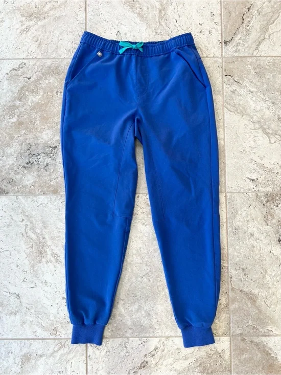 FIGS Men's Tansen Jogger Scrub Pants Limited Edition Denim Blue (PO #660), Small
