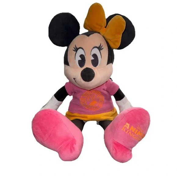 Disney Parks Animal Kingdom Dino Institute Minnie Mouse 15” Plush Stuffed Animal