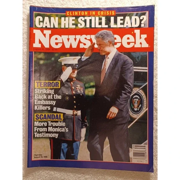 Newsweek Aug‎ 1998 , Bill Clinton