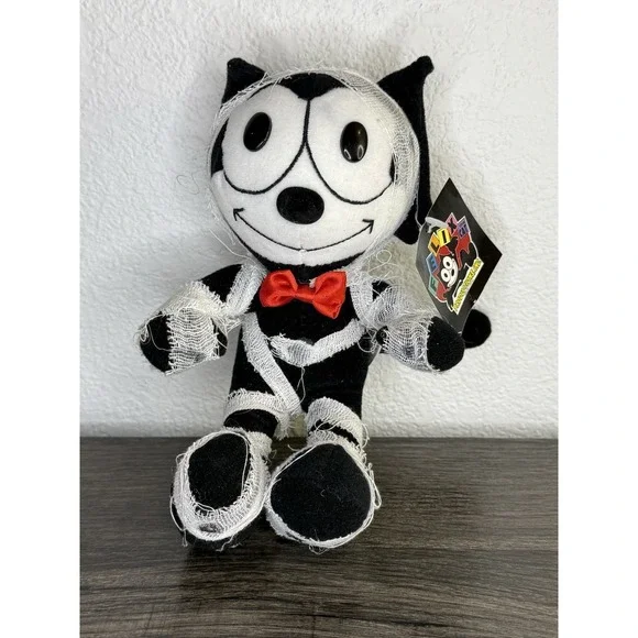 2001 Toy Works Felix the Cat mummy-themed plush toy. Rare Hard To Find. Vintage.