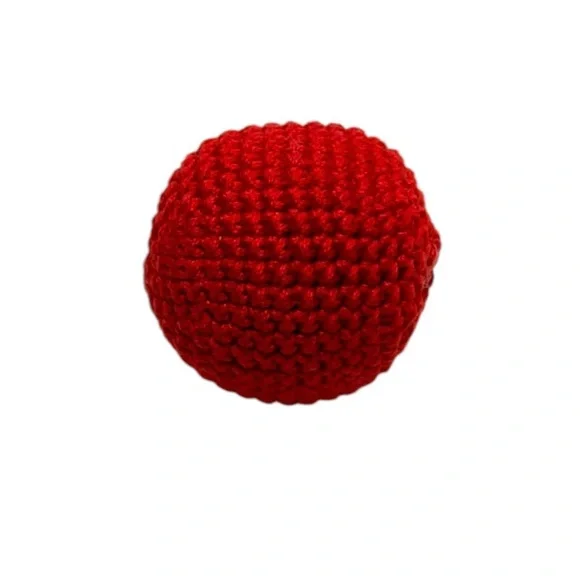 100% handmade crochet ball toy for cats with catnip inside! 100% cotton yarn toy