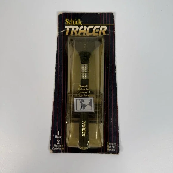 Vintage‎ 1991 Schick Tracer Razor w/ 2 Flexible Cartridges Promotional Item New