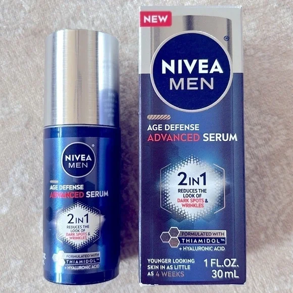 Brand New NIVEA MEN AGE DEFENSE ADVANCED SERUM 30ml Dark Spots Wrinkles