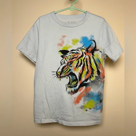 Color Burst Tiger Graphic Tee | Boys Size 5/6 Small | The Children’s Place