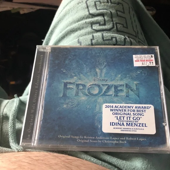 Disney Frozen Blue Soundtrack CD