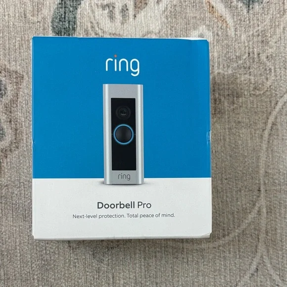 Ring Doorbell Pro in Silver and Black