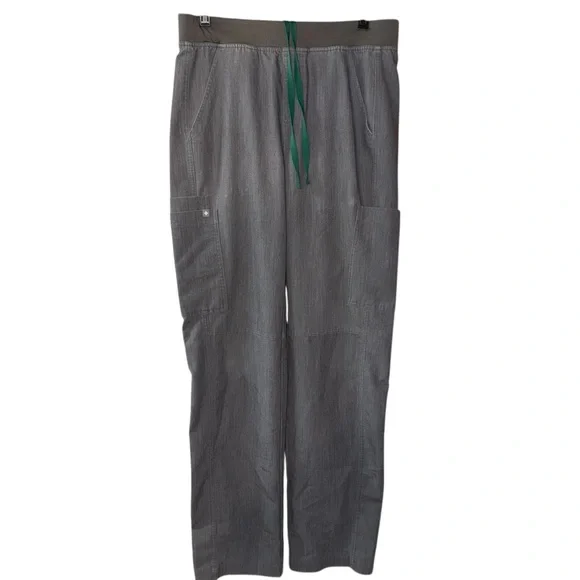 Figs Axim Cargo Scrub Pants Graphite Gray sz Medium Tall T2001T